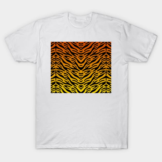 Tiger midge pattern T-Shirt by timegraf